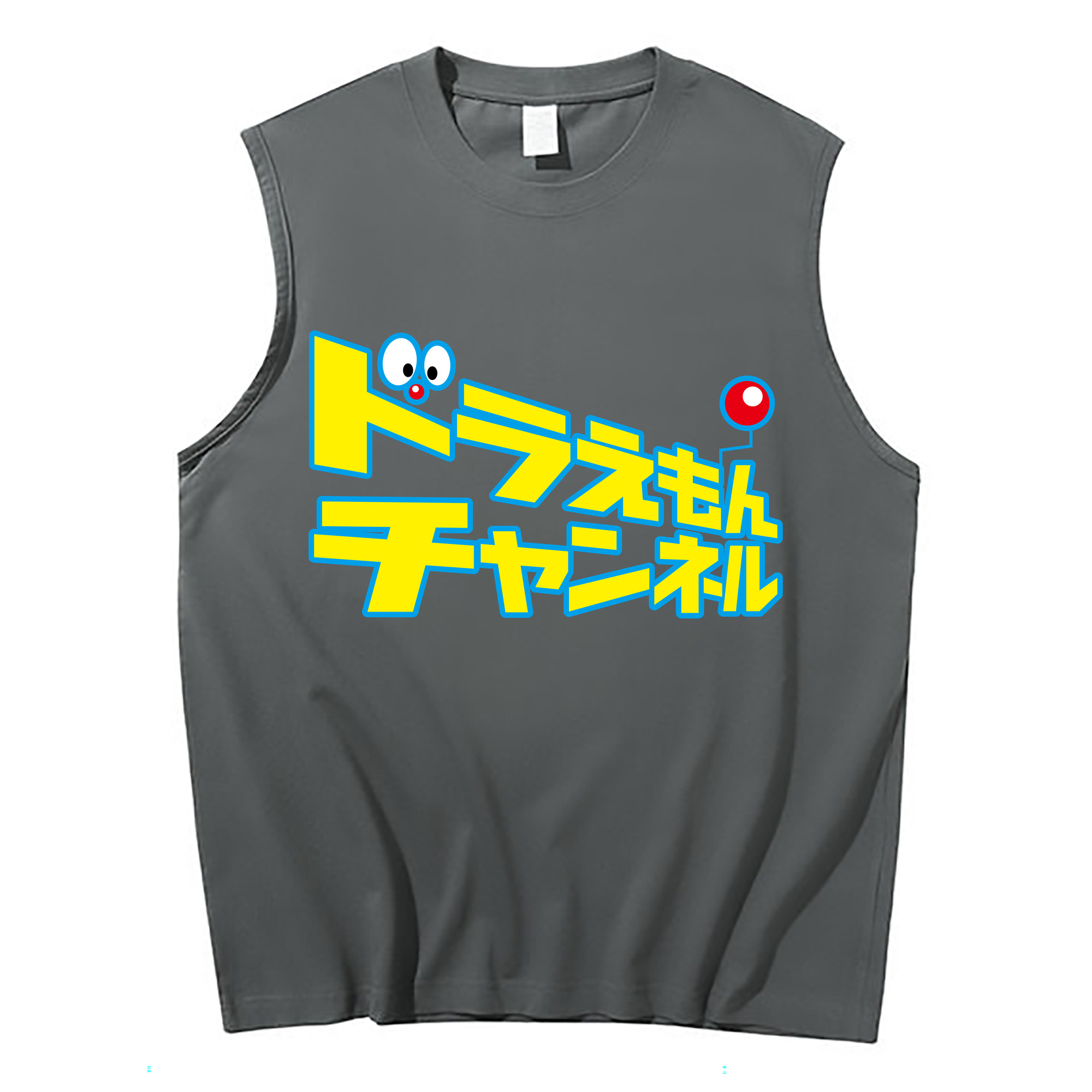 （画像用） ドラえもん Doraemon コットン100％タンクトップ（フロントプリント）